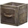 Tubayia Rectangular Wooden Planter Box, 14 x 14 x 13.5 cm view 1