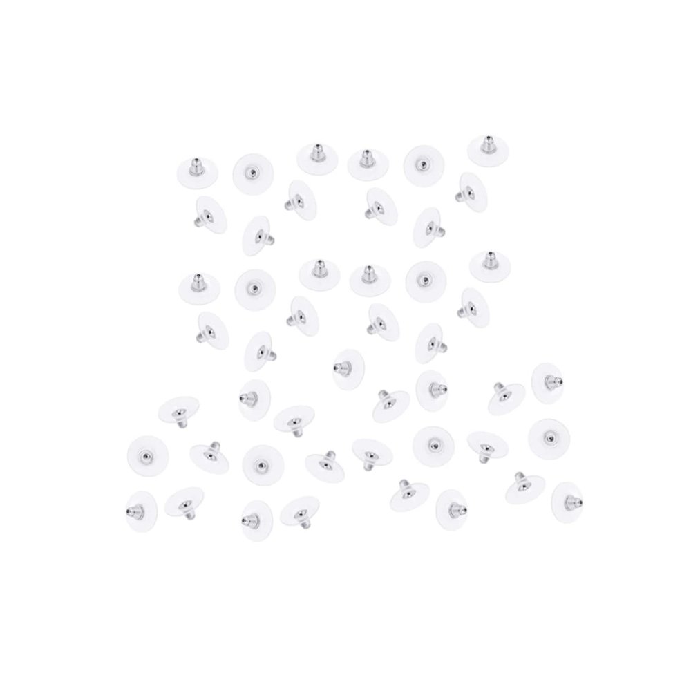 Bemonew Safety Earring Backings - 50 Pack