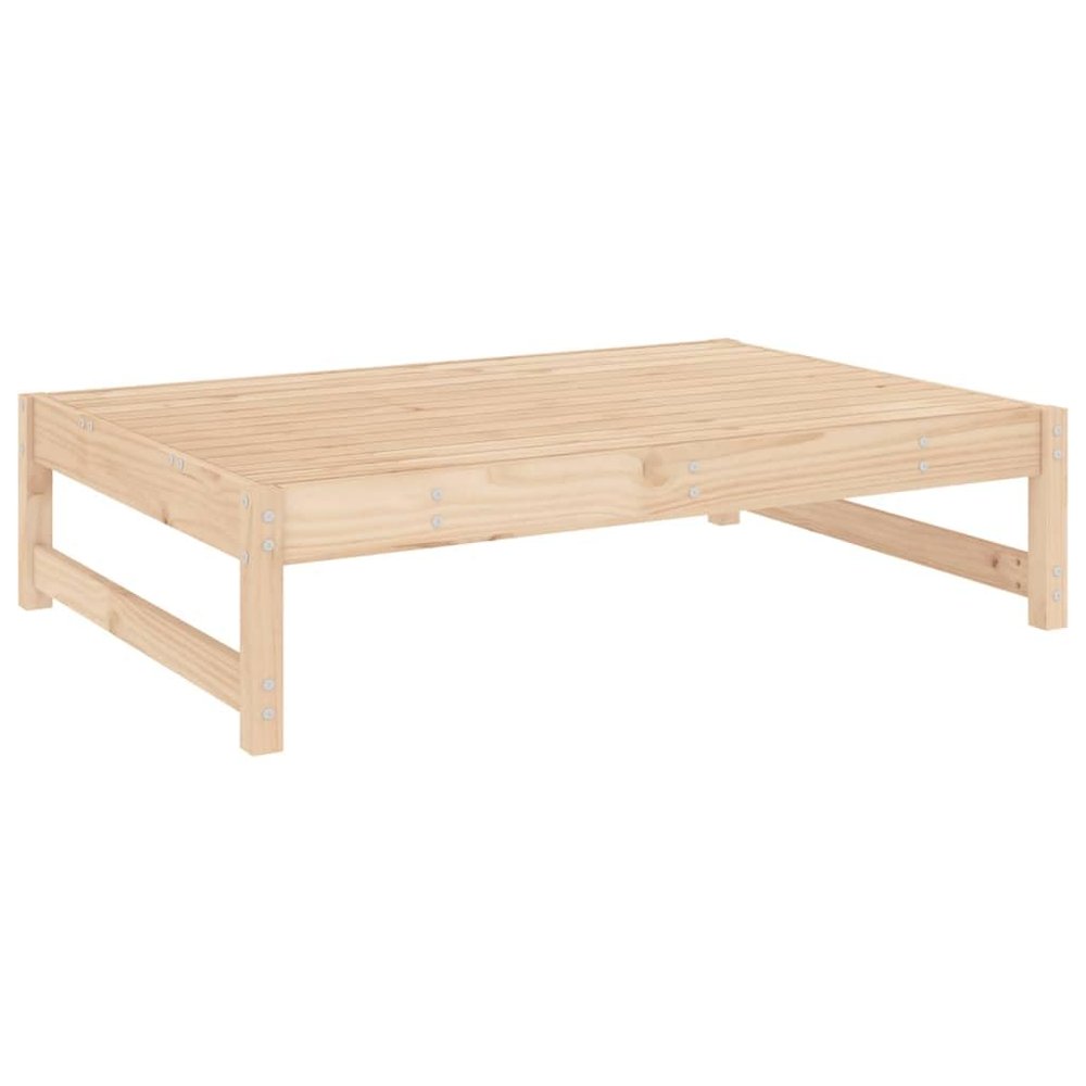 CIOURSTO Modular Solid Pine Patio Furniture, Convertible Garden Sofa and Coffee Table Collection, Weather-Resistant Seating for Patios (Footrest)