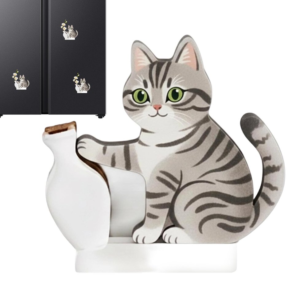 Magnetic Cat Mustache Vase