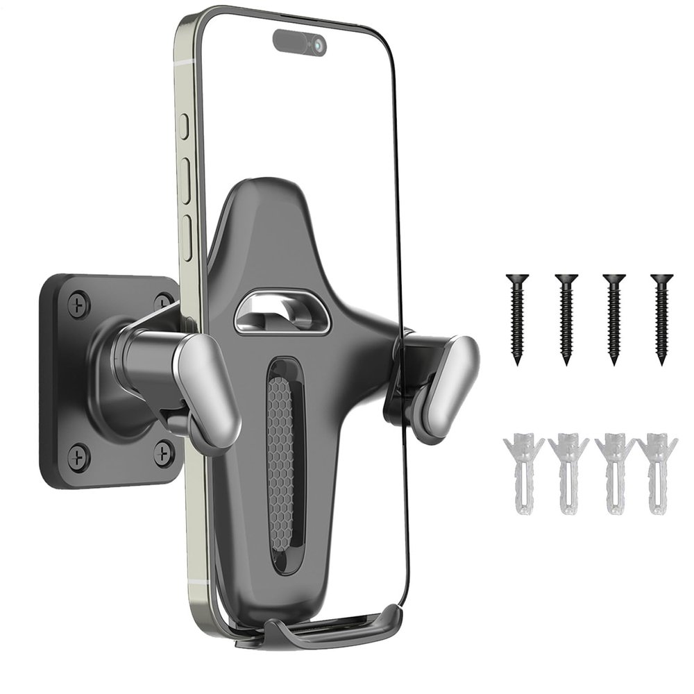 Waterproof Wall-Mounted Smartphone Holder for Shower