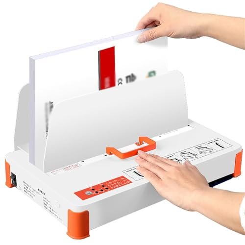 Hot Glue Binding Machine – Efficient Thermal Binder for Documents – Compatible with A4, A5, and A3 Paper for Offices and Schools