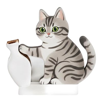 Cat Whisker Vase Magnet