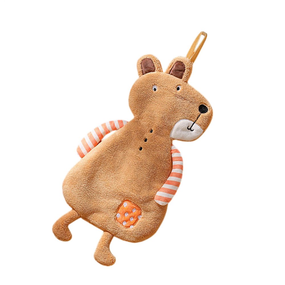 Fluffy Coral Velvet Cartoon Animal Towel
