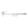 Beavorty Iron Dustpan with Long Telescopic Handle, Narrow Gutter-Cleaning Dustpan for Outdoor Use view 2