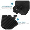 TOYANDONA Black Silicone Drain Stopper with Floral Pattern view 3