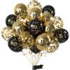 Black Gold 19th Birthday Decorations view 1