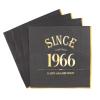 60th Birthday Napkins Black Gold - 20 Pack view 1