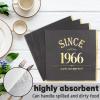 40th Birthday Napkins Black Gold - 20 Pack view 4