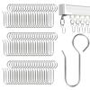 60 S-Shaped Curtain Hooks view 1
