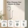 60 S-Shaped Curtain Hooks view 3