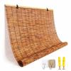 Natural Reed Bamboo Roller Shade view 1