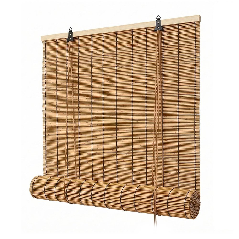 Retro Bamboo Roller Shade