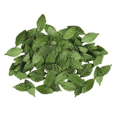 dinghaole 100 Pcs Green Artificial Leaves for Decoration