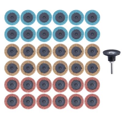 37-Piece 2-Inch Coarse Quick-Change Disc Set for Straight Grinders