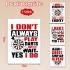 3-Piece Dart Scoreboard Poster Set view 2