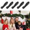 Set of 5 Silicone Wreath Hangers for Home Use (Black) view 3