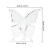 Transparent Acrylic Butterfly Vase view 2
