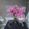 Transparent Acrylic Butterfly Vase view 3