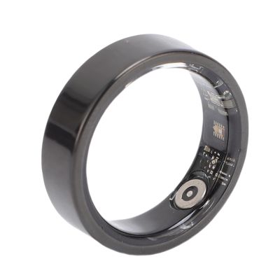 banapoy 2026 Smart Ring for Women and Men, 50 m Waterproof Fitness Tracker Ring with Step and Calorie Counting, Gesture Control, Photo & Video, Size 12 (ID 21.4 mm / 0.84 in, circumference 67.2 mm)