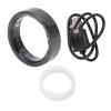 banapoy 2026 Smart Ring for Women and Men, 50 m Waterproof Fitness Tracker Ring with Step and Calorie Counting, Gesture Control, Photo & Video, Size 12 (ID 21.4 mm / 0.84 in, circumference 67.2 mm) view 2