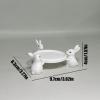 Jukeoiu Bunny Plate Ceramic Tray view 2