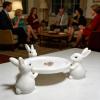 Jukeoiu Bunny Plate Ceramic Tray view 3