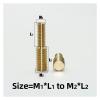 OJHFJMGH Thread Adapter Screws, M3x8 to M5x8, Brass, 5-Pack view 3