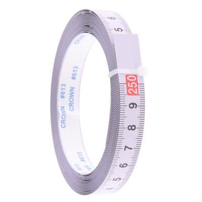 Aymzbd 2-Piece Self-Adhesive Metric Miter Saw Track Ruler, 100 cm, 0–100 cm, Medium (2.5 m–0–2.5 m)