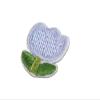 Embroidered Repair Appliqué Patches, 10 Pieces, Self-Adhesive, Tulip Flowers, Multicolor, 1.6 x 1.3 cm view 1
