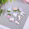 Embroidered Repair Appliqué Patches, 10 Pieces, Self-Adhesive, Tulip Flowers, Multicolor, 1.6 x 1.3 cm view 3