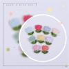 Embroidered Repair Appliqué Patches, 10 Pieces, Self-Adhesive, Tulip Flowers, Multicolor, 1.6 x 1.3 cm view 4