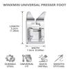 WINXMIN 4-Piece Universal Sewing Machine Feet Set view 3
