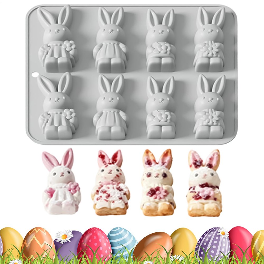Easter Bunny Silicone Molds