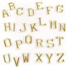 Embroidered Repair Appliqué Patches, 26 Pieces, English Alphabet A–Z, Multicolor (No. 8 Yellow) view 1