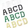 Embroidered Repair Appliqué Patches, 26 Pieces, English Alphabet A–Z, Multicolor (No. 8 Yellow) view 3