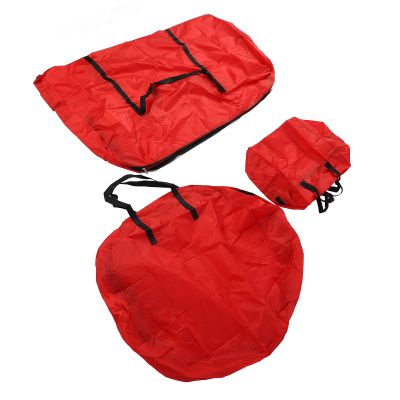 Zunate Christmas Tree Storage Bag Set, Red
