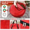 Zunate Christmas Tree Storage Bag Set, Red view 3