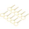 Phefop Keychain Set, Alloy, 10-Piece view 1