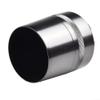 Rod End Cap, Aluminum Alloy, Black/White, Multiple Sizes (35 mm) view 1