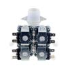 BCJMKDX G3/4" 1-Inlet 4-Outlet Normally Closed Solenoid Valve, AC 220 V view 4