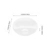 KONTONTY 2.5x Round Clear Acrylic Magnifying Lens view 2