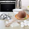 Akozon 8 cm Half Sphere Cake Pan view 3