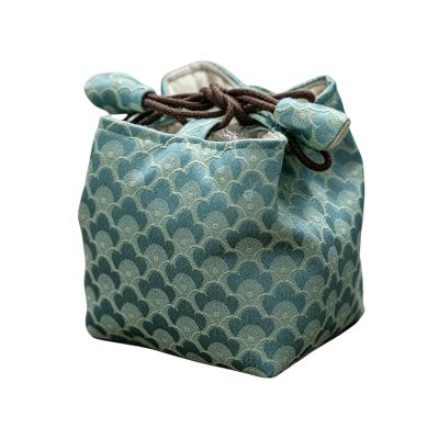 Traditional Chinese Embroidered Portable Tea Accessory Bag