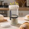 Generic Bread Dough Glass Cover, 8-10 cm Linen Fabric - Lid for Bread Glass view 3