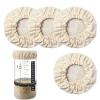 Generic Dough Jar Lid | 4-Pack Linen with Elastic Edge view 1