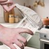 Generic Dough Jar Lid | 4-Pack Linen with Elastic Edge view 3