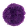 Tumintu Faux Sheepskin Pillow 30cm (Purple Round) view 1