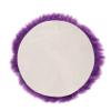 Tumintu Faux Sheepskin Pillow 30cm (Purple Round) view 3