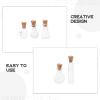 VICASKY 20 Mini Glass Wish Bottles with Corks, 5 Shapes view 3